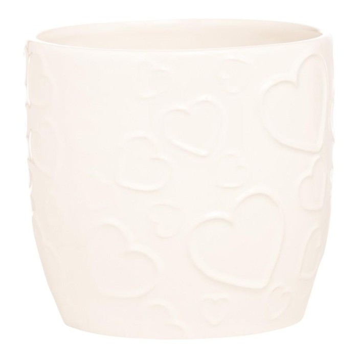 VASO CERAMICA CM.13.5 BIANCO